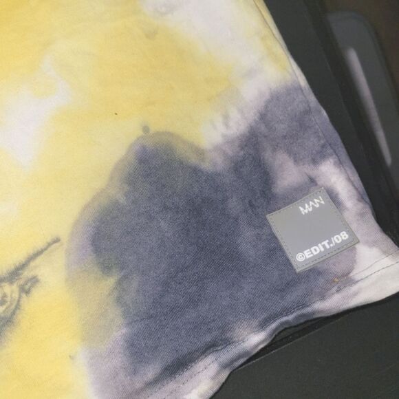 New Boohoo Man Homme Tie Dye T-Shirt 4XL - Picture 9 of 14